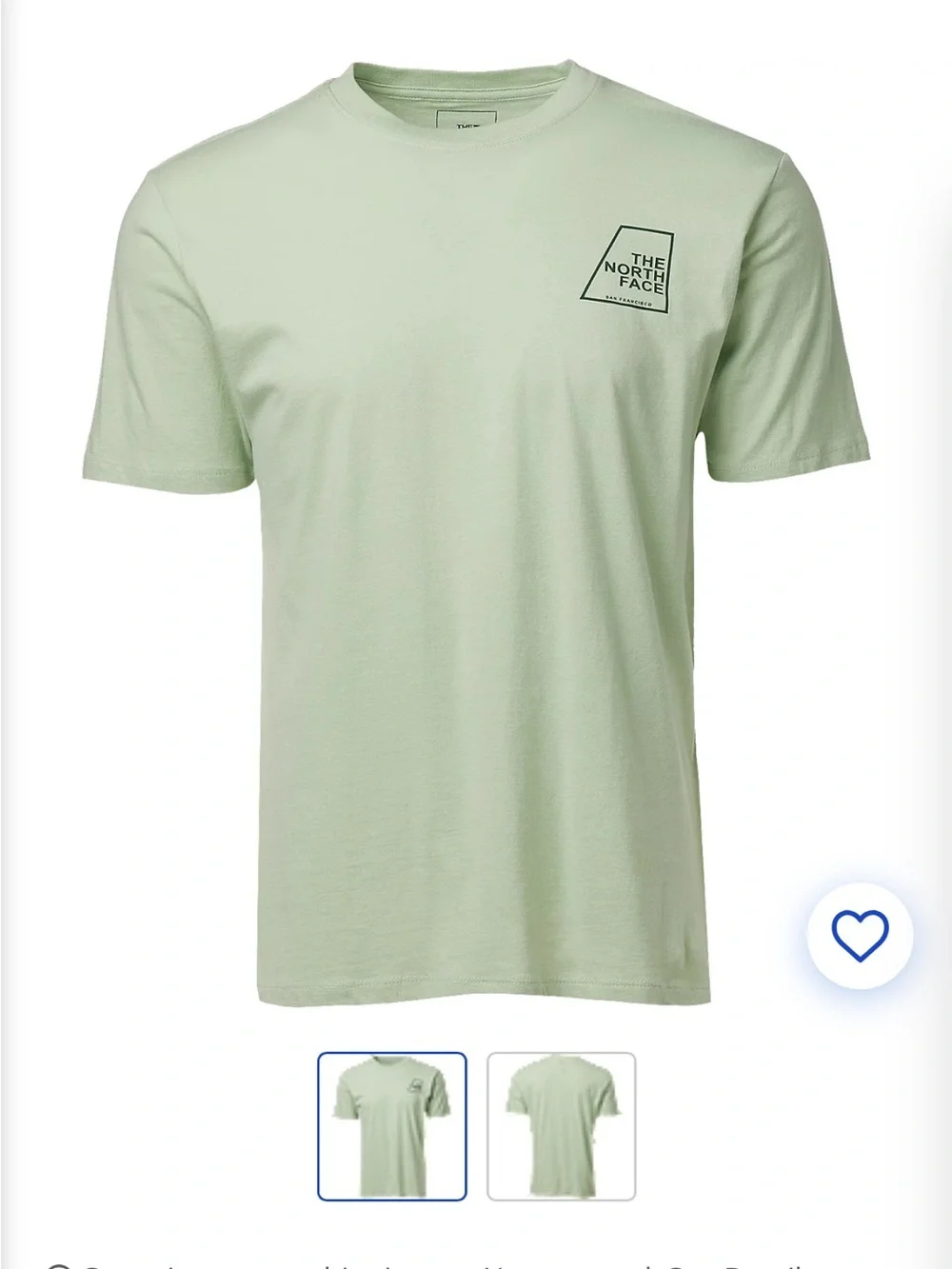 NWT The North Face Men's Logomarks T-shirt in steel blue sz XL